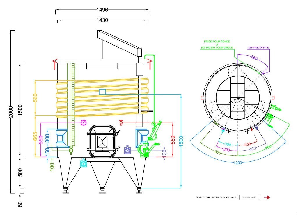 Sonstige Obsttechnik & Weinbautechnik of the type Sonstige | Cuve inox - Chapeau flottant - 23 HL, Gebrauchtmaschine in Monteux (Picture 10)
